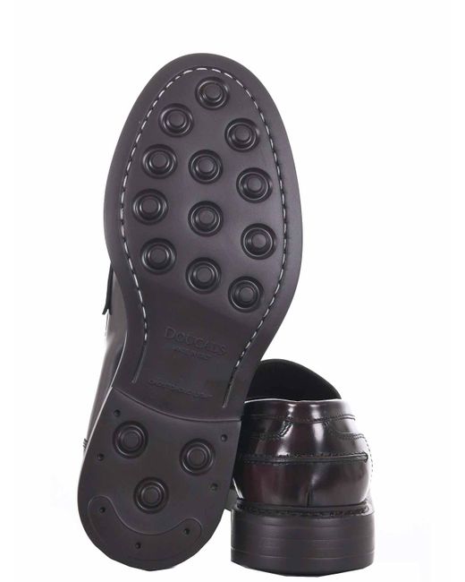 Doucal's Gray Doucals Brushed Leather Moccasins for men