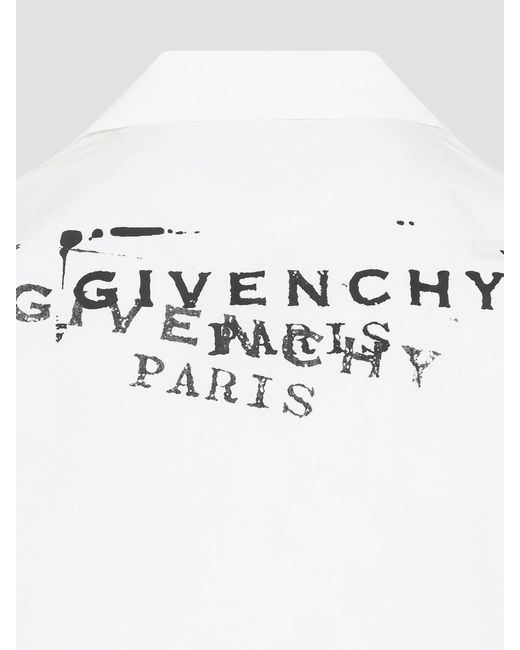 Givenchy White Classic Cotton Shirt For for men