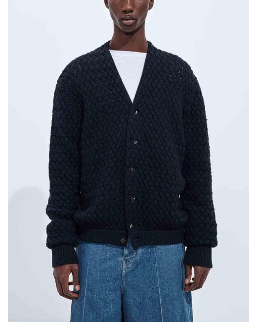 Bottega Veneta Blue Cardigan for men
