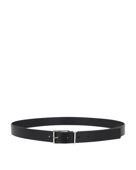 Tom Ford White Leather Belt With Loop for men