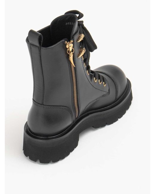 Roberto Cavalli Black Ankle Boots