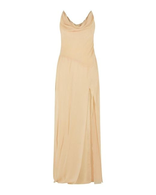Blumarine Natural Viscose Dress