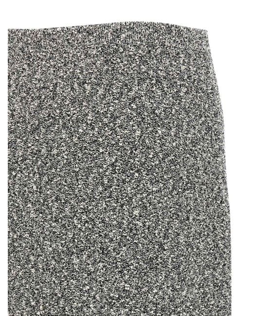 Tory Burch Gray Tweed Skirt