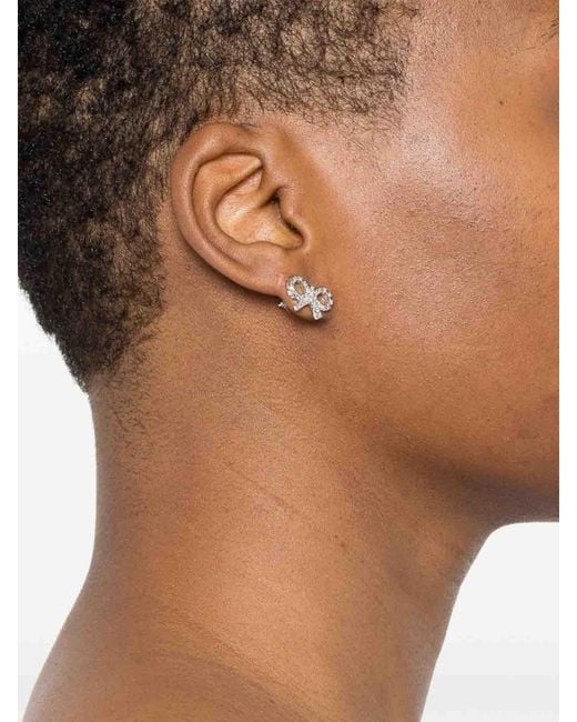 Self-Portrait White Earrings