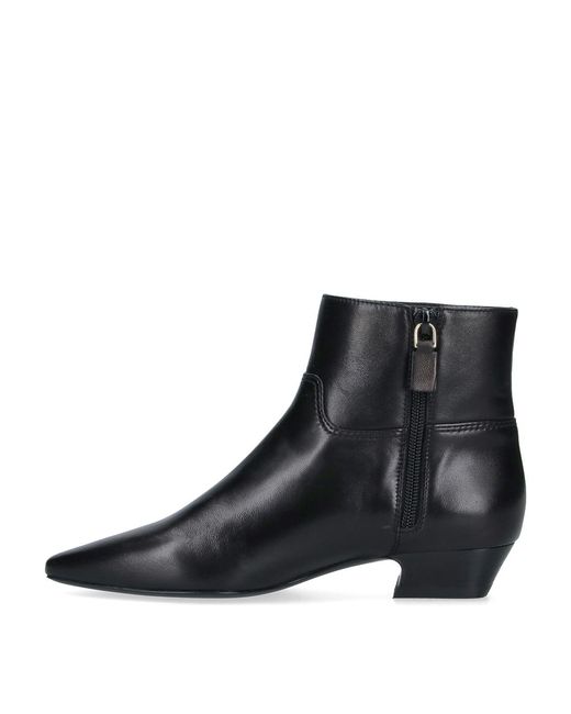 Stuart Weitzman Black Stassi Ankle Boots