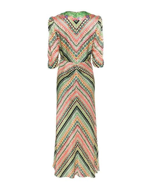 Saloni Green Mitsu-B Dress