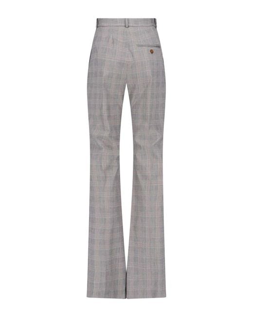 Vivienne Westwood Gray 'ray' Bootcut Trousers