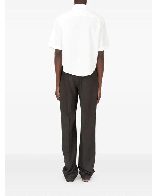 Maison Margiela White Short-Sleeved Shirt