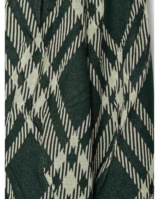 Burberry Green Jersey Check for men