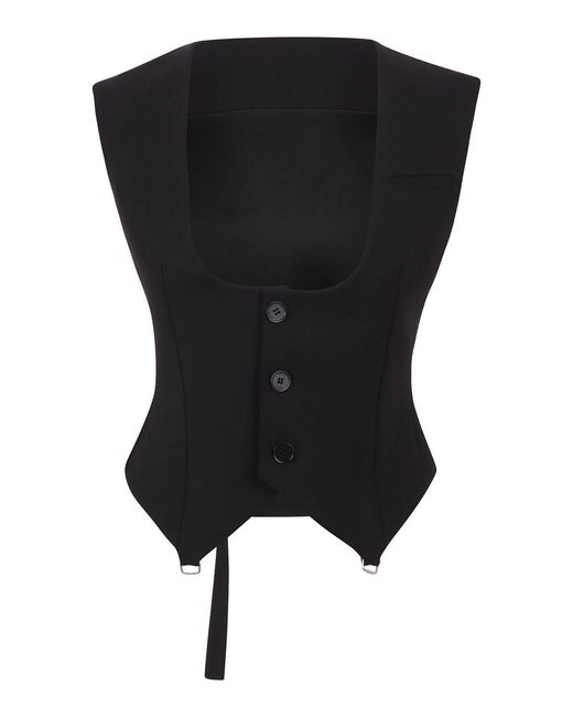Ssheena Black Tailored Vest