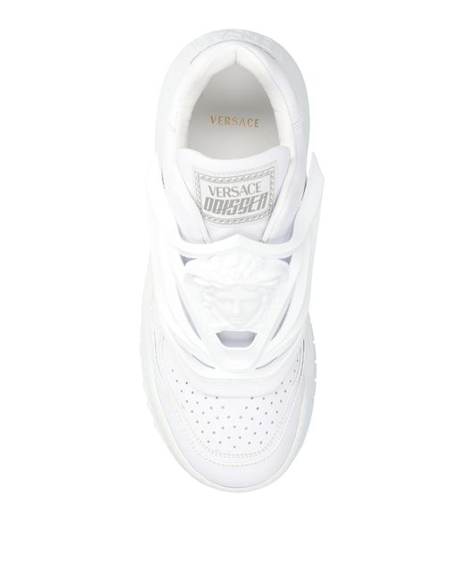 Versace White Odyssey Sneakers for men