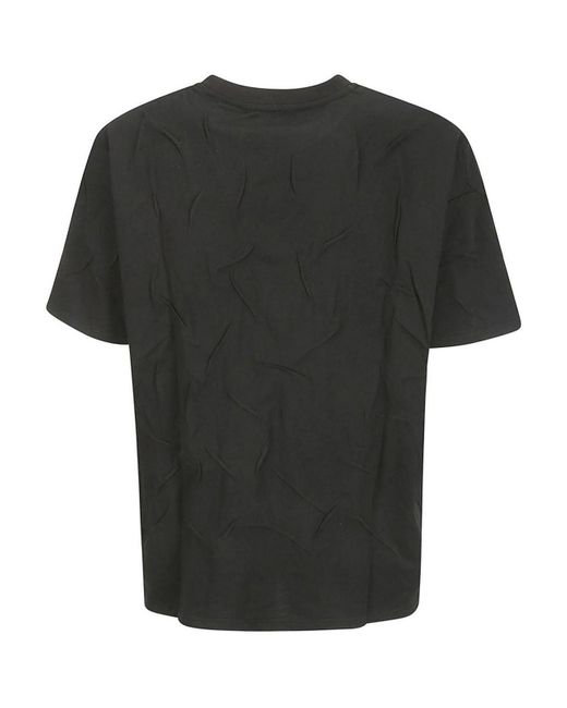 HELIOT EMIL Black Quadratic T-shirt for men