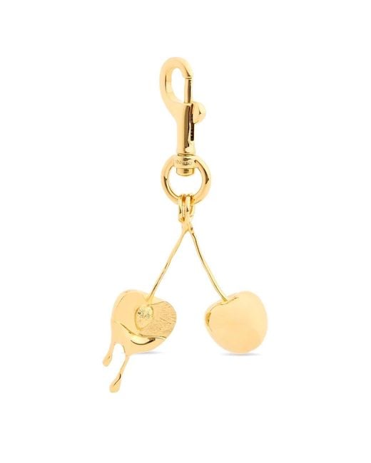 Rabanne Metallic Cherry Bag Charms