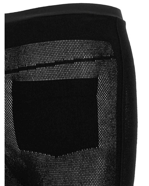 Issey Miyake Black Seen Unseen Ap Leggings