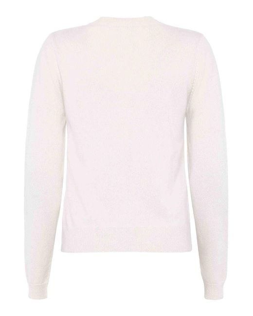EMERSON RENALDI Pink Crew Neck Cardigan