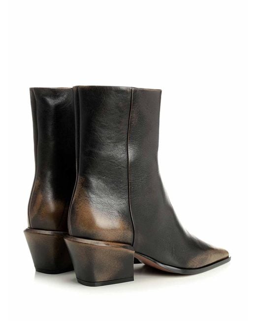 Paris Texas Black Ankle Boots