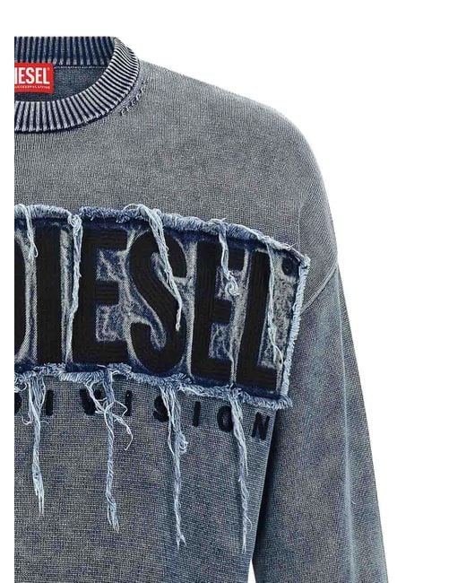 DIESEL Blue K-Fronzi Sweater for men