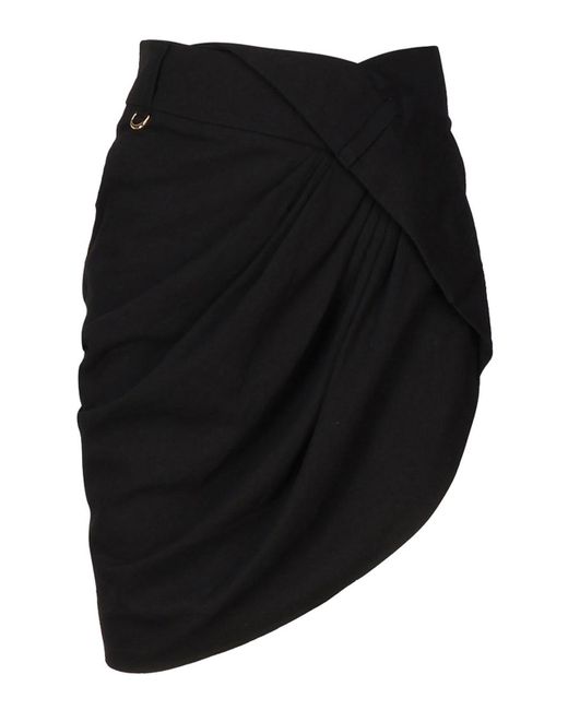 Jacquemus Black Miniskirt La Mini Jupe Saudade