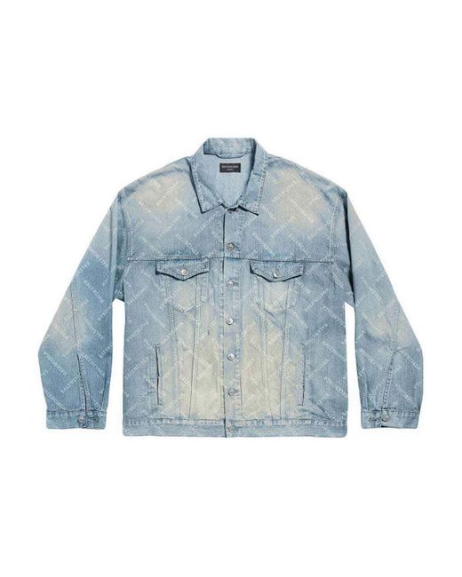 Balenciaga Blue Denim Jacket