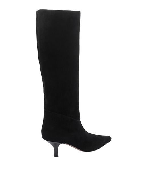 Paris Texas Black Rose Boots