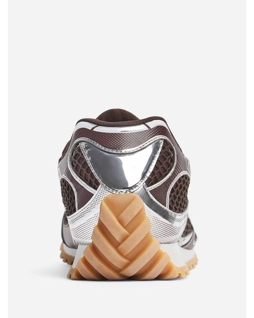 Bottega Veneta White Fondant And Technical Fabric And Mesh Orbit Sneakers for men