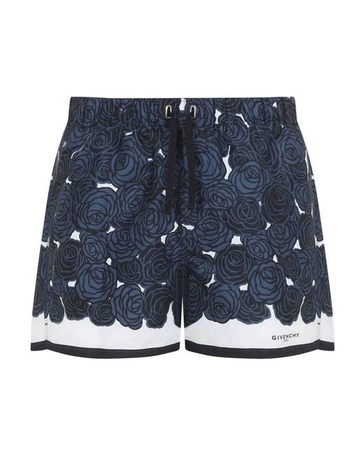 Givenchy Blue Swim Shorts for men