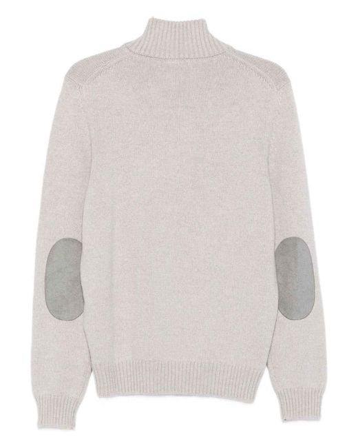 Fay White Jumper for men