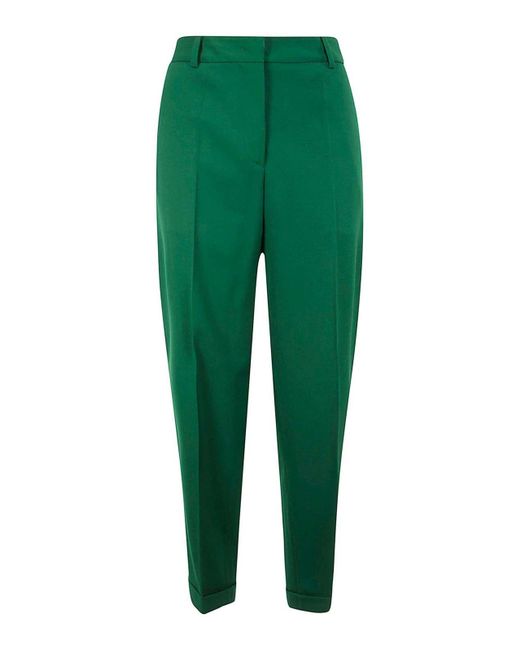 Alberto Biani Green Cotton Pants