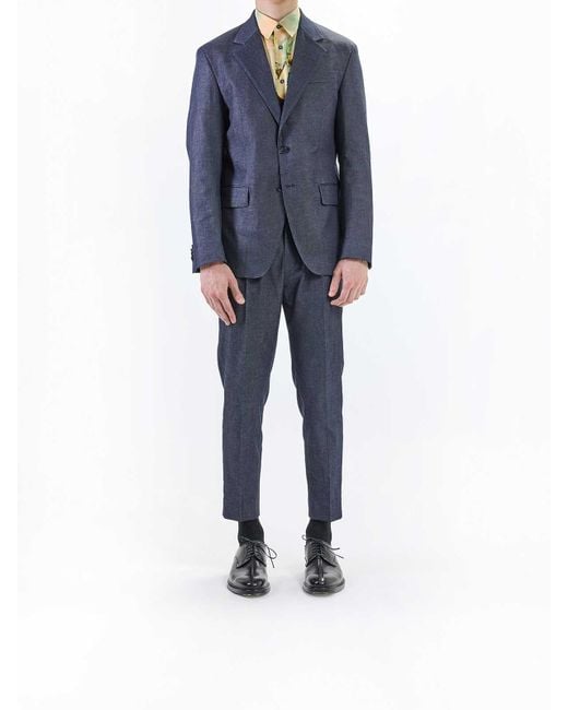 Karl Lagerfeld Blue Purpose Jacket for men