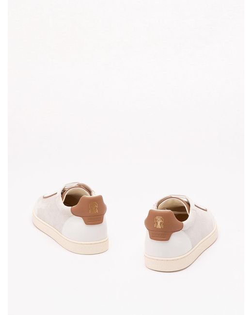 Brunello Cucinelli White Sneakers for men