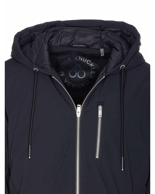 Moose Knuckles Blue Northdale Down Jacket for men