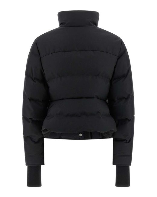 McQueen Black Cropped Down Jacket