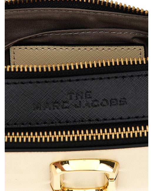 Marc Jacobs Natural The Snapshot Mini Saffiano Leather Camera Bag