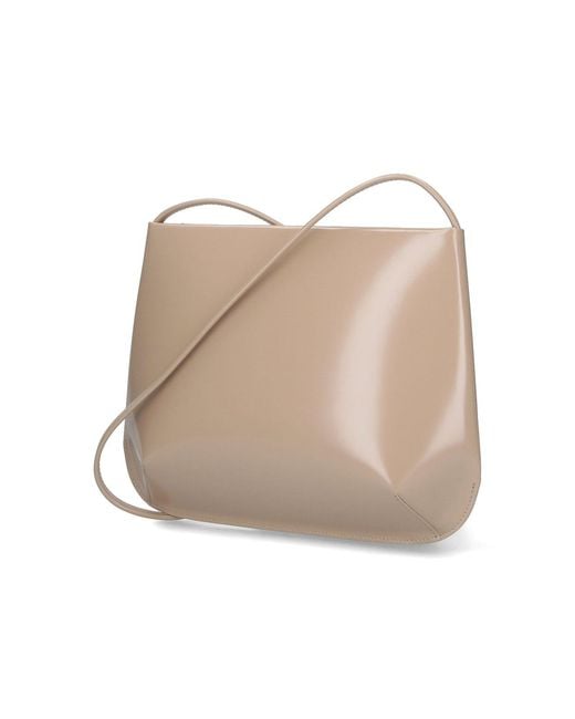 Faune Natural Shoulder Bag Loge