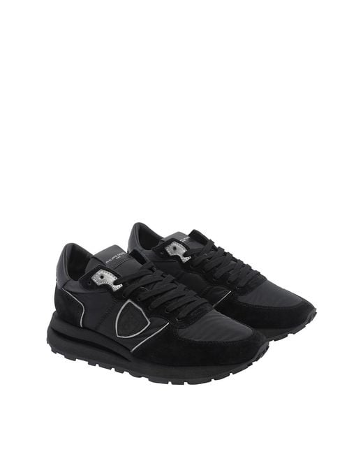 Philippe Model Black Tropez Haute Sneakers for men