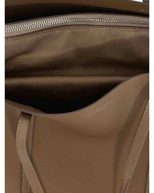 Tory Burch Brown Perry Shopping Bag