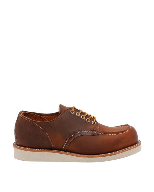 Red Wing Brown Shoes Lace Up Shoes for men
