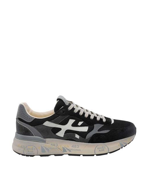 Premiata Black Mick Sneakers for men
