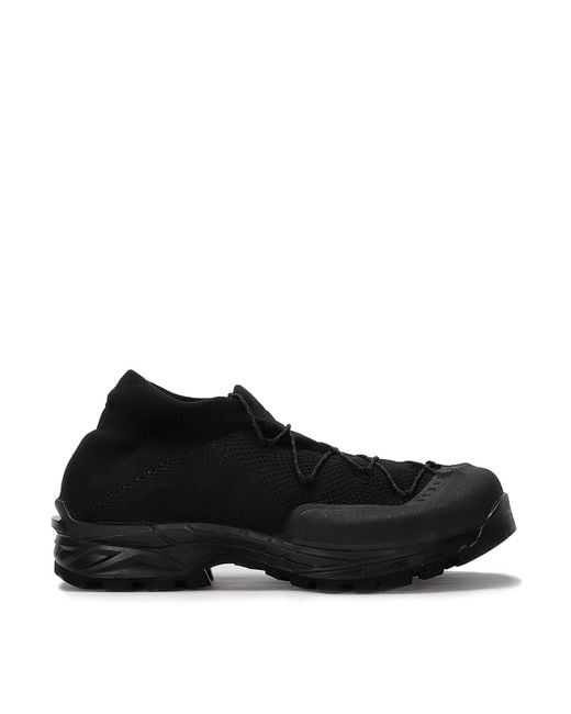 Demon Black Nylon Shoes Knitted for men