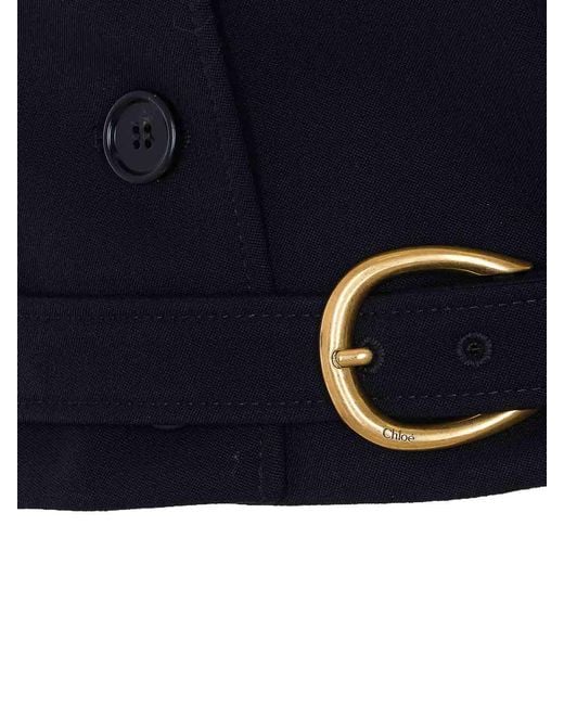 Chloé Blue Cropped Jacket