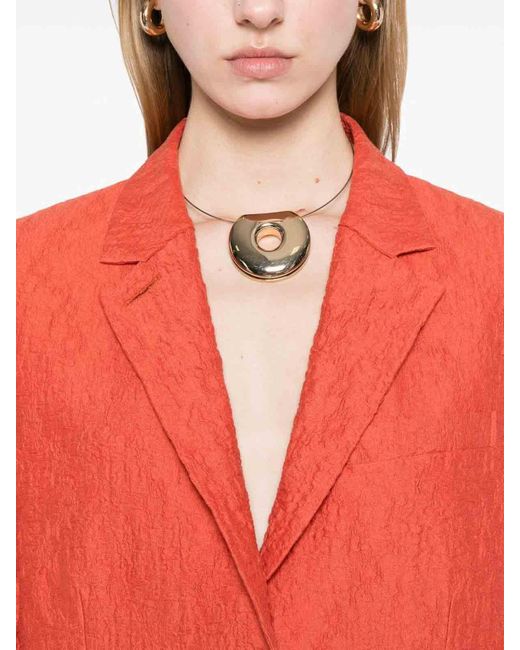 Harris Wharf London Red Cotton Blend Blazer Jacket