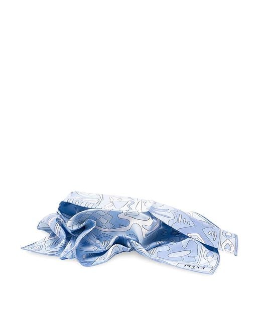 Emilio Pucci Blue Foulard