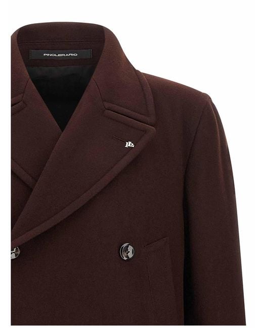 Tagliatore Brown Coat for men
