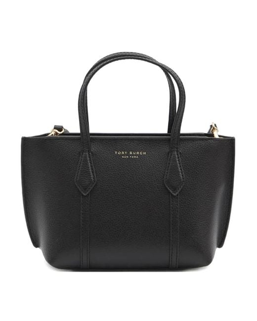 Tory Burch Black Mini Perry Tote Bag