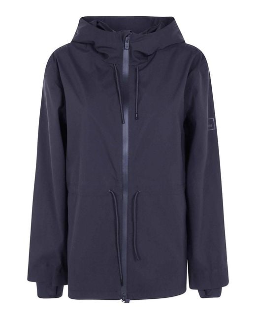 Rains Blue Suva Hardshell String Jacket