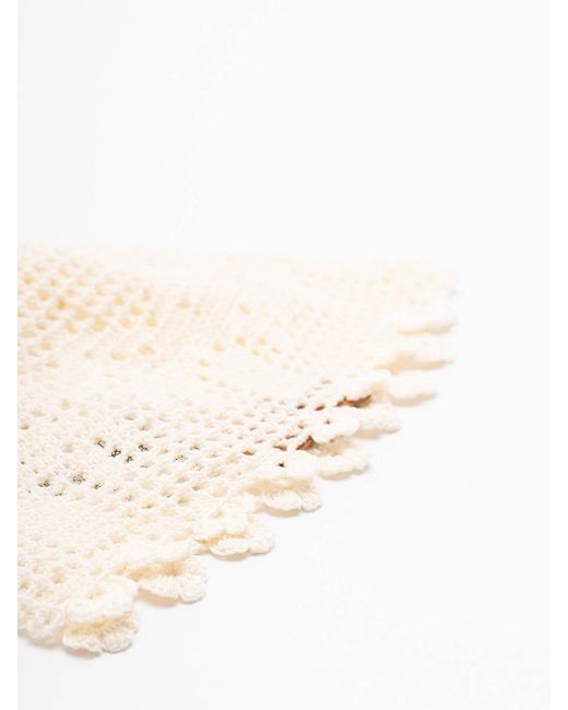 Alanui Natural 'Island's Diary' Crotchet Hat