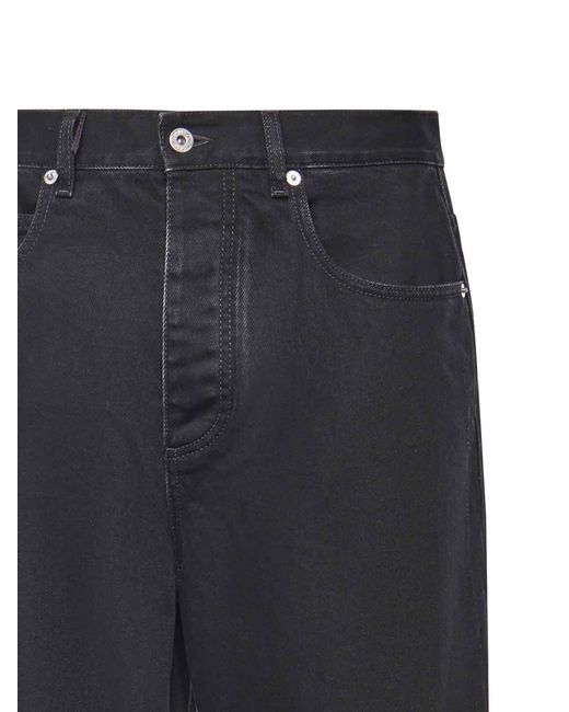 Bottega Veneta Blue Cuffed Denim Jeans for men