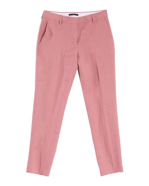 Paul Smith Red Classic Lino Trousers