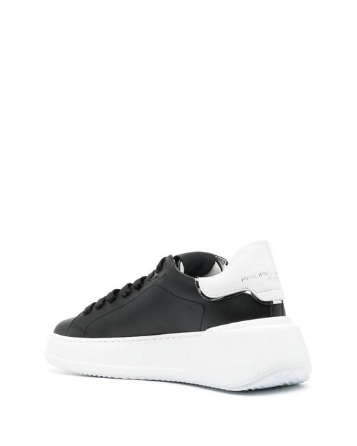 Philippe Model White Tres Temple Low