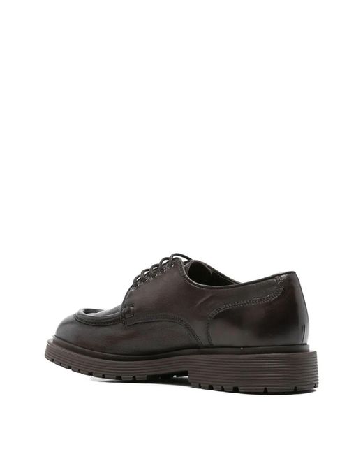 Sturlini Gray Volga Leather Derby for men